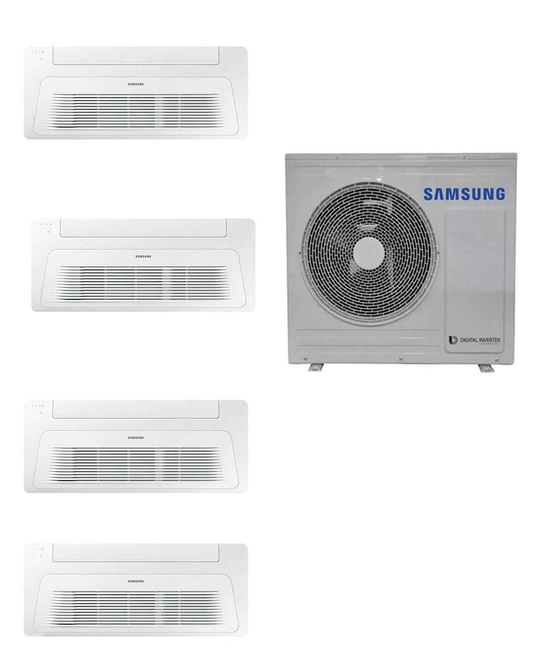 Samsung Wind Free Multi Tek Yön Kaset 1+4 Sistem (AJ100TXJ5KH/EA) 9+9+9+9 Btu 10 kw Dış Ünite