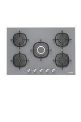 Silverline Karma Gri Cam Ankastre Set 3481 Davlumbaz - Cs5622s01 75cm Ocak - Esty Aef6601s04 Firin