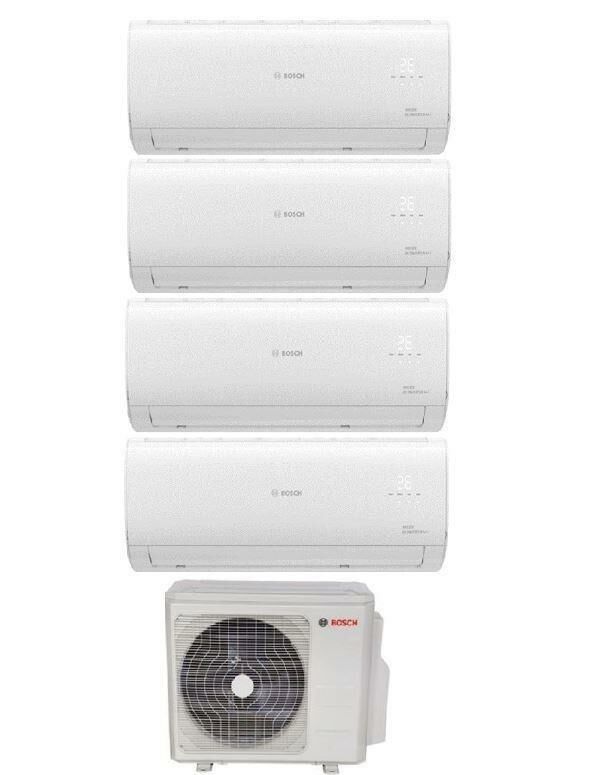 Bosch Multi Split İnverter Klima 36000 Btu 1 Dış + 4 İç Ünite 9000 + 9000 + 9000 + 12000 Btu