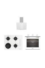 Altus ALA 321 W Fırın 189 DW Ocak 570 W Davlumbaz Beyaz Ankastre Set