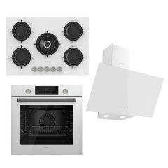 Ferre Flowart Serisi Beyaz Set (rs036 + Qms63cb +d078 )