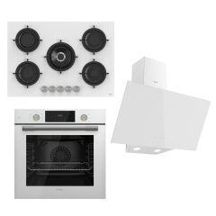 Ferre Flowart Serisi Beyaz Set (rs036 + Qms63cb +d078 )