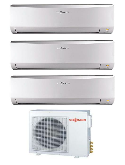 Viessmann Vitoclima Multi 1+3 Sistem (O4F3100M2) 3x18000 Btu İç 10,5 kw Dış Ünite