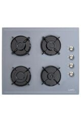 Silverline Luno Gri Cam Ankastre Set (3420 - CS5335S01 - BO6502S01)