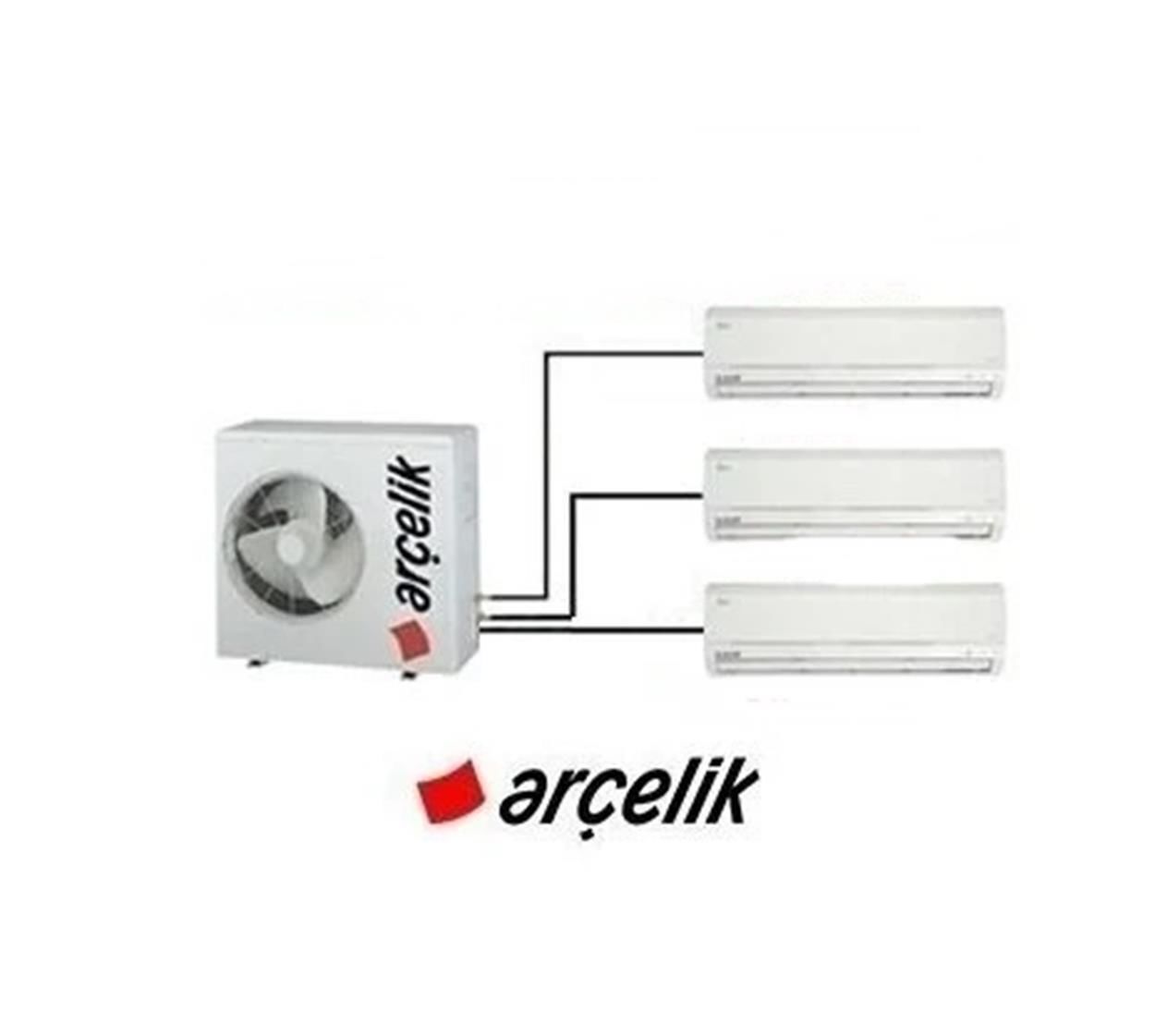 Arçelik Multi Sistem Duvar Tipi 3+1 İnverter 12+12+18 30000Btu Klima ZM30105-121218