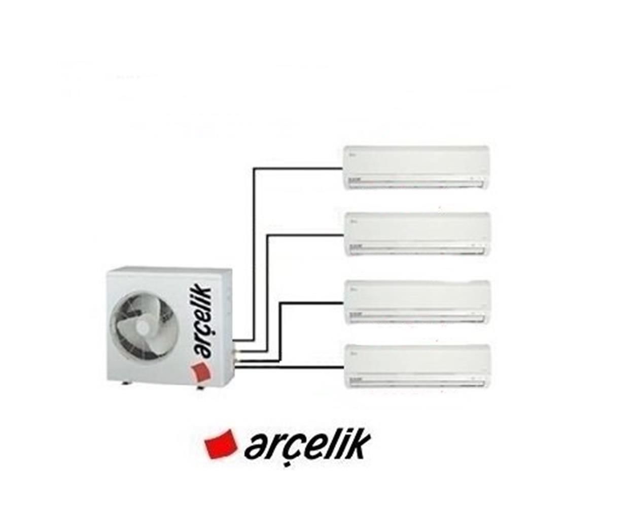 Arçelik Multi Sistem Duvar Tipi 4+1 İnverter 9+9+12+12 30000Btu Klima ZM30105-991212