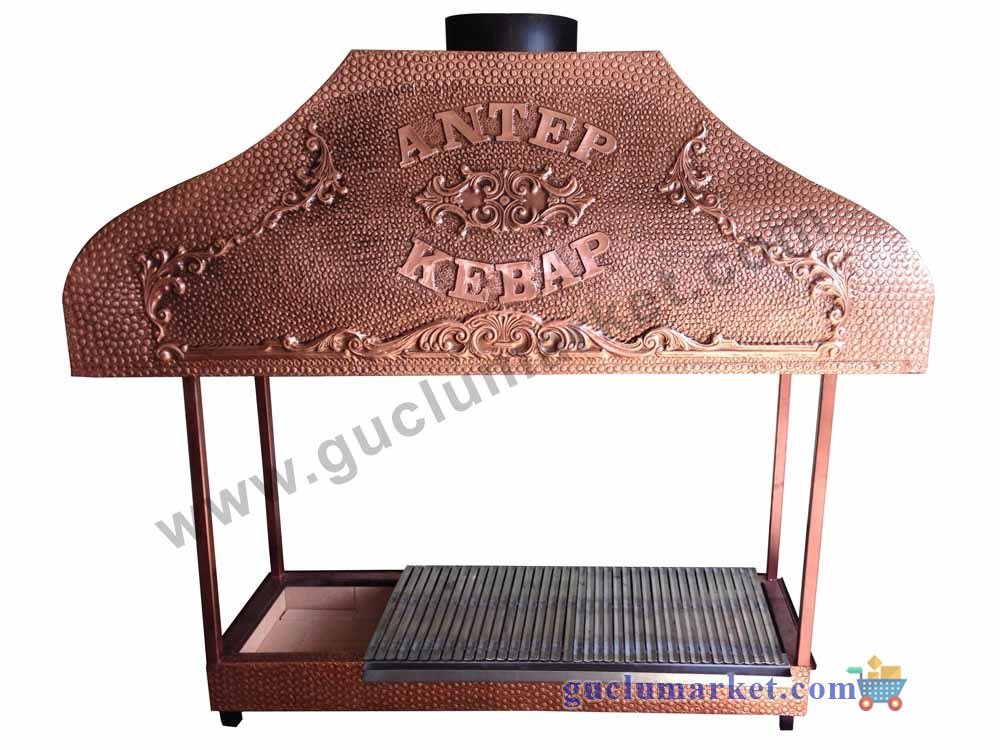 Ocakbaşı Mangal 130 cm Bakır Izgara