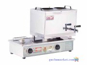 2 Demlikli Tüplü Çay Kazanı 20 Lt Tüplü Çay Ocağı