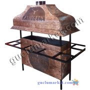 Tezgahlı Bakır Ocakbaşı Mangal