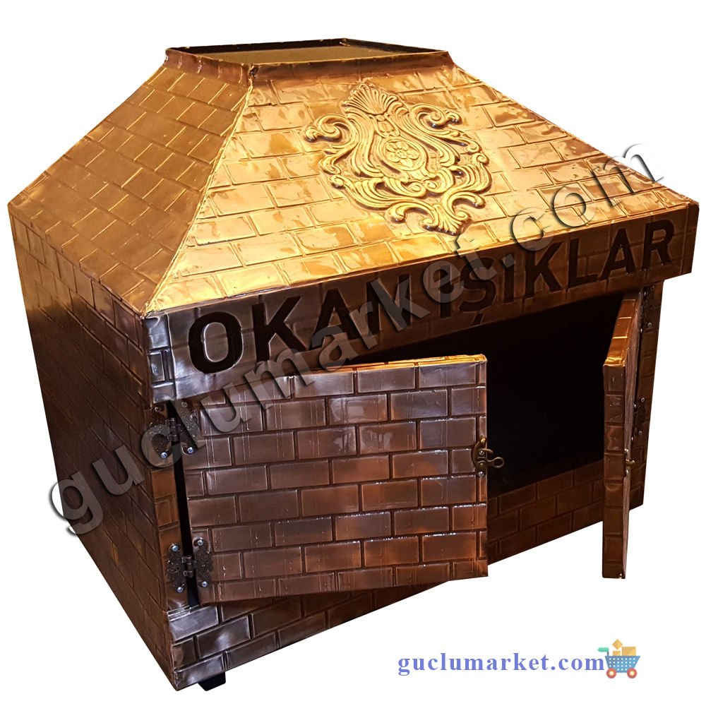 Bakır Barbekü Mangal - Kapaklı
