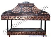 Bakır Ocakbaşı - Açık Model 140 cm Kebap Ocağı
