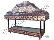 Bakır Ocakbaşı - Açık Model 140 cm Kebap Ocağı