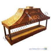 Bakır Ocakbaşı (Özel Tasarım) 170 cm Köfte Ocağı