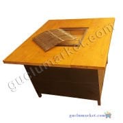4-8 Kişilik Ahşap Mangal Masa