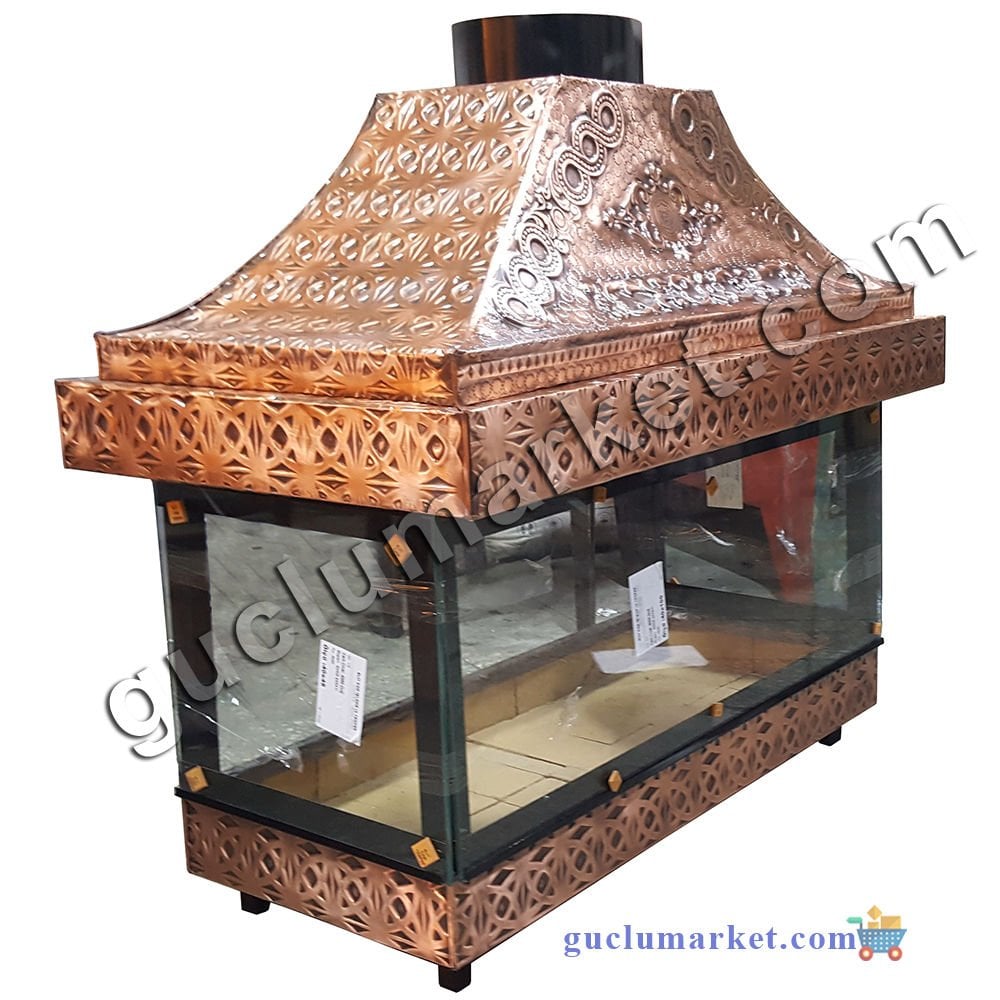 Temperli Camlı Bakır Ocakbaşı Mangal