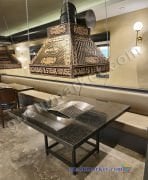 Mangal Masaları - Mangalbaşı Kendin Pişir Kendin Ye Masası 6 - 8 kişilik Full Ocakbaşı