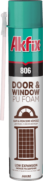 Akfix 806 Kapı ve Pencere Poliüretan Köpük 750 ml