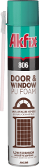 Akfix 806 Kapı ve Pencere Poliüretan Köpük 750 ml