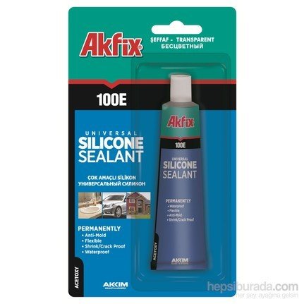 Akfix 100E Genel Amaçlı Silikon 50ml(Şeffaf)