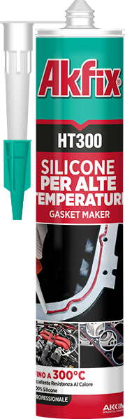Akfix Ht300 Yüksek Isı Silikonu(Kırmızı) 310 ml/360 gr
