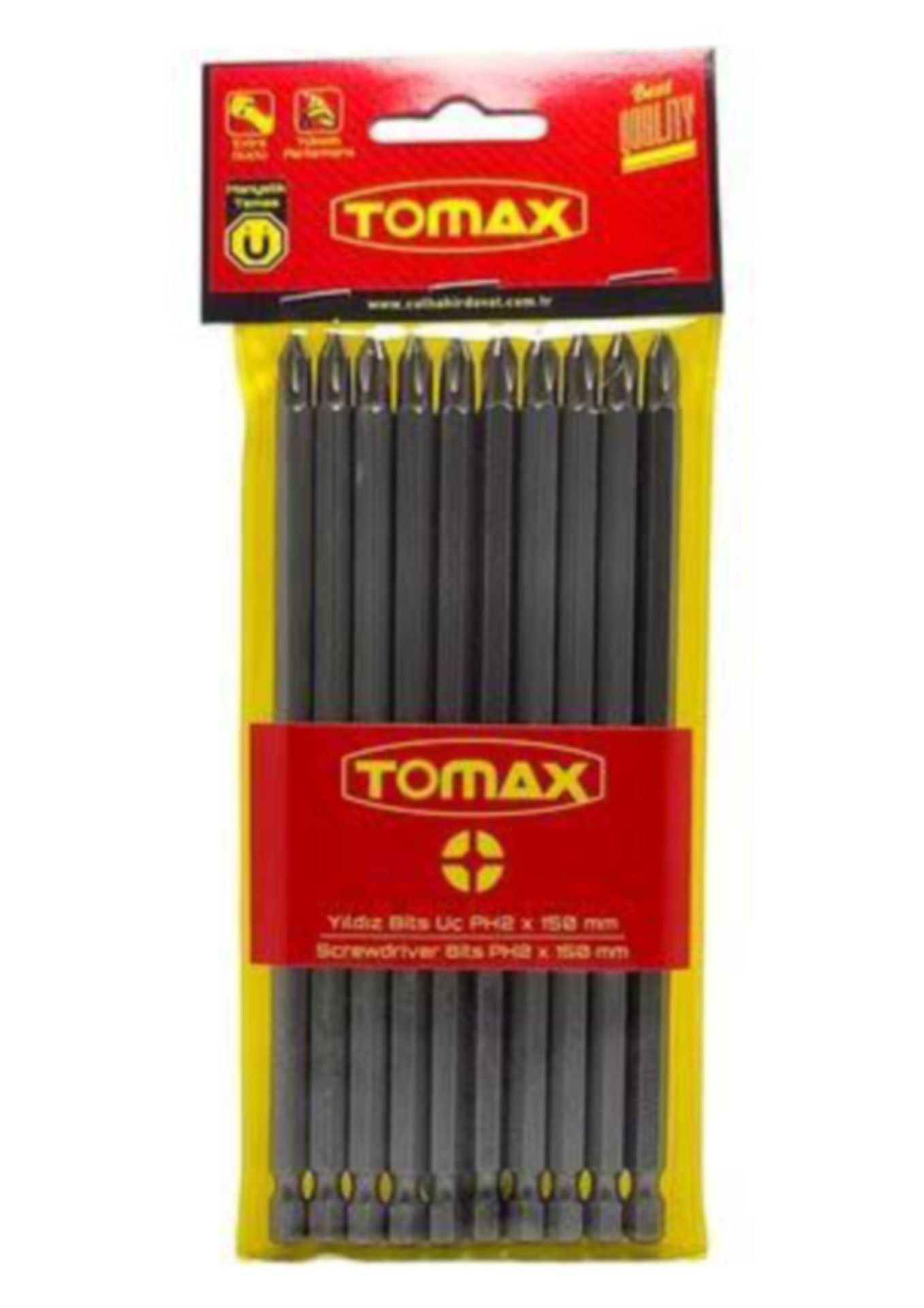 Tomax Yıldız Bits Uç PH2x150 10'lu