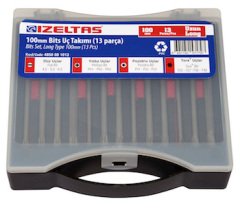 İzeltaş 100 mm Bits Uç Takımı 13 Parça