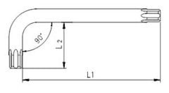 İzeltaş T6x42 mm Torx Allen Anahtar