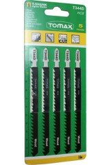 Tomax T344D Dekupaj Bıçağı Ağaç - Uzun / 5 Li Paket