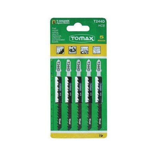 Tomax T244D Dekupaj Bıçağı Ağaç - 5'li Paket