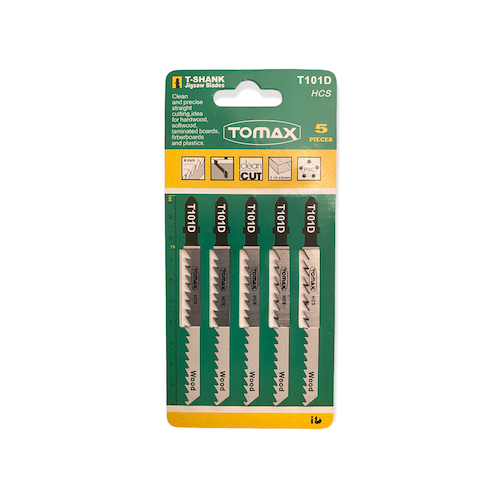 Tomax T101D Dekupaj Bıçağı Ahşap- 5'li Paket