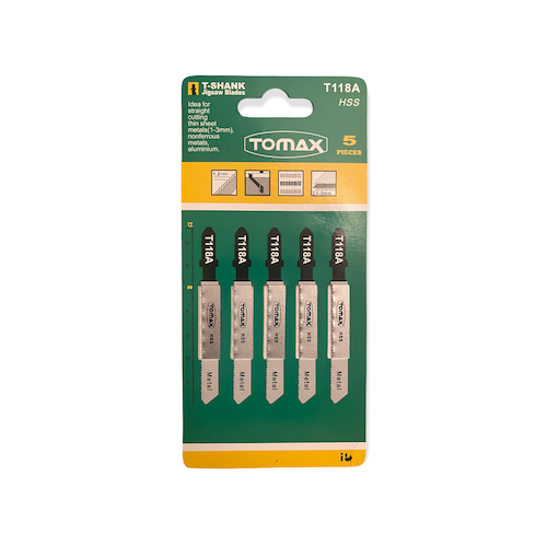 Tomax T118A Dekupaj Bıçağı Metal - 5'li Paket