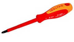 İzeltaş 6x100 İzoleli Elektrikçi Seri Yıldız Uçlu Seri Tornavida
