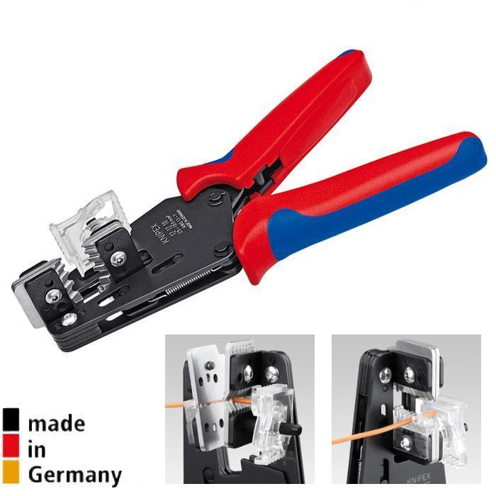 Knipex 12 12 10 195 Otomatik Kablo Sıyırıcı