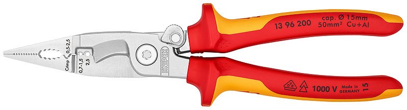 Knipex 13 96 200 Elektrikçi Pensesi