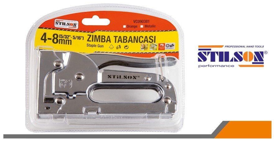 Stilson Tel Zımba Tabancası Krom