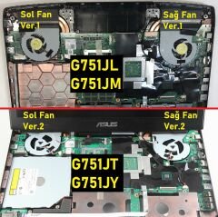 Asus ROG G751JL-T7003H Fan Sağ V1