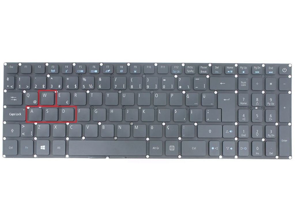 Acer Predator Helios 300 G3-571 Klavye Işıklı V1