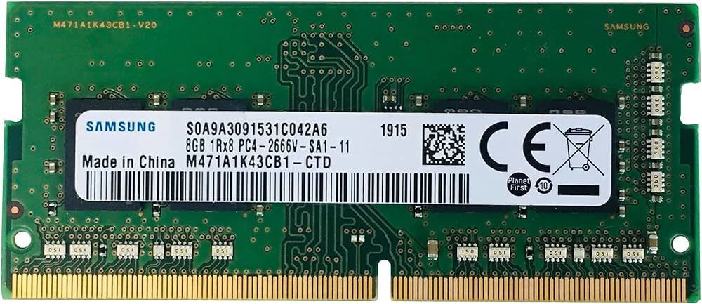 Samsung 8Gb 2666Mhz Ddr4 Notebook Ram