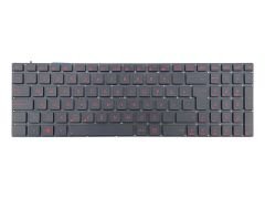 Asus ROG G550, G550J, G550Jk, G550Jx Notebook Klavye - Tuş Takımı / Siyah - TR - Backlit - Kırmızı Tuş