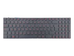 Asus GL550J Notebook Klavye - Tuş Takımı / Siyah - TR - Backlit - Kırmızı Tuş
