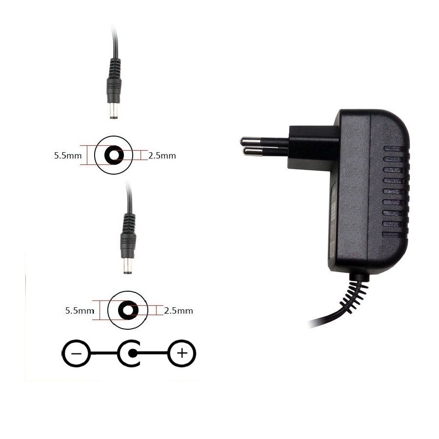 15.5V 70mA-210mA (0.07A-0.21A) Adaptör - Şarj Aleti RETRO