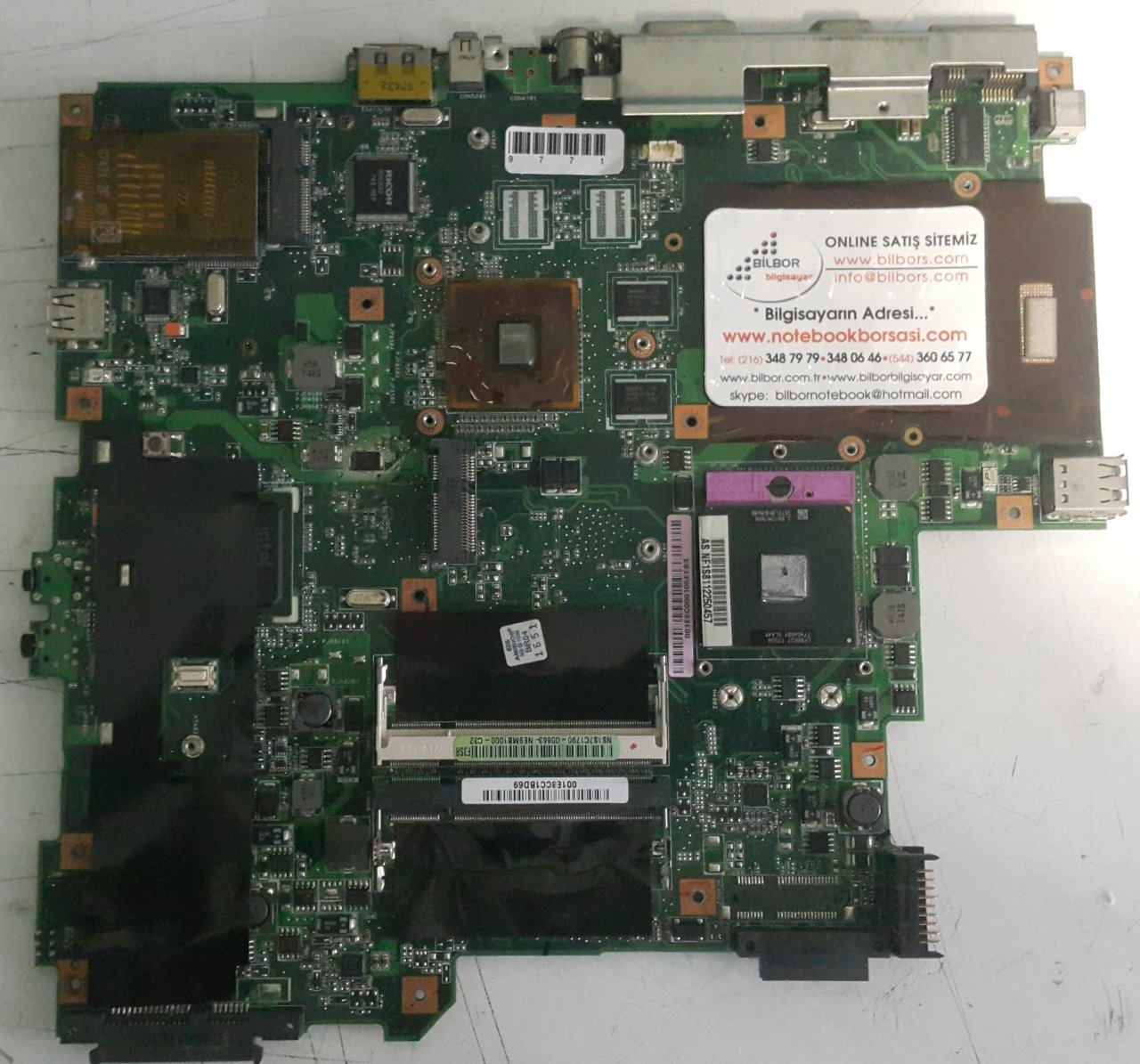 Asus F3S ANAKART-T7250 İşlemcili Anakart Sorunsuz