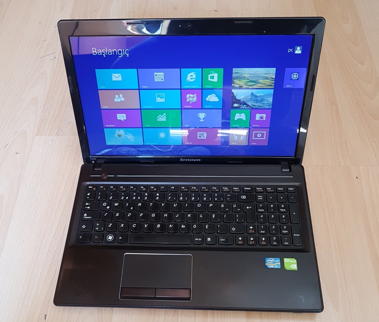 Lenovo G580 İ5 3230M 1Gb Ekran Kartlı Notebook Çok Temiz