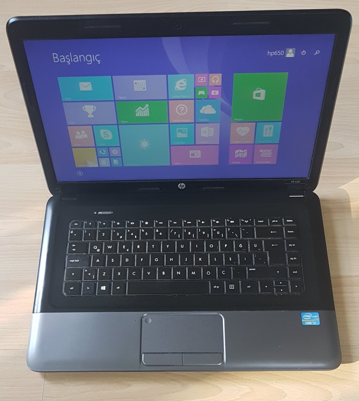 Hp İntel İ3 2348M 2.3Ghz Winodws8 Orjinal Notebook