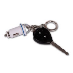 Inca 5V USB Araç Şarj Adaptör Beyaz RETRO