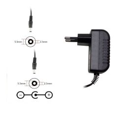 15V 500mA (0.5A) 7.5W 5.5X2.1 mm Adaptör - Şarj Aleti
