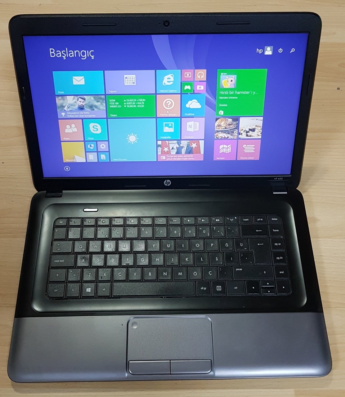 Hp İntel İ3 2348M 2.3Ghz Winodws8 Orjinal Notebook