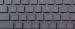Asus N550J Klavye Işıklı Kırmızı Tuş