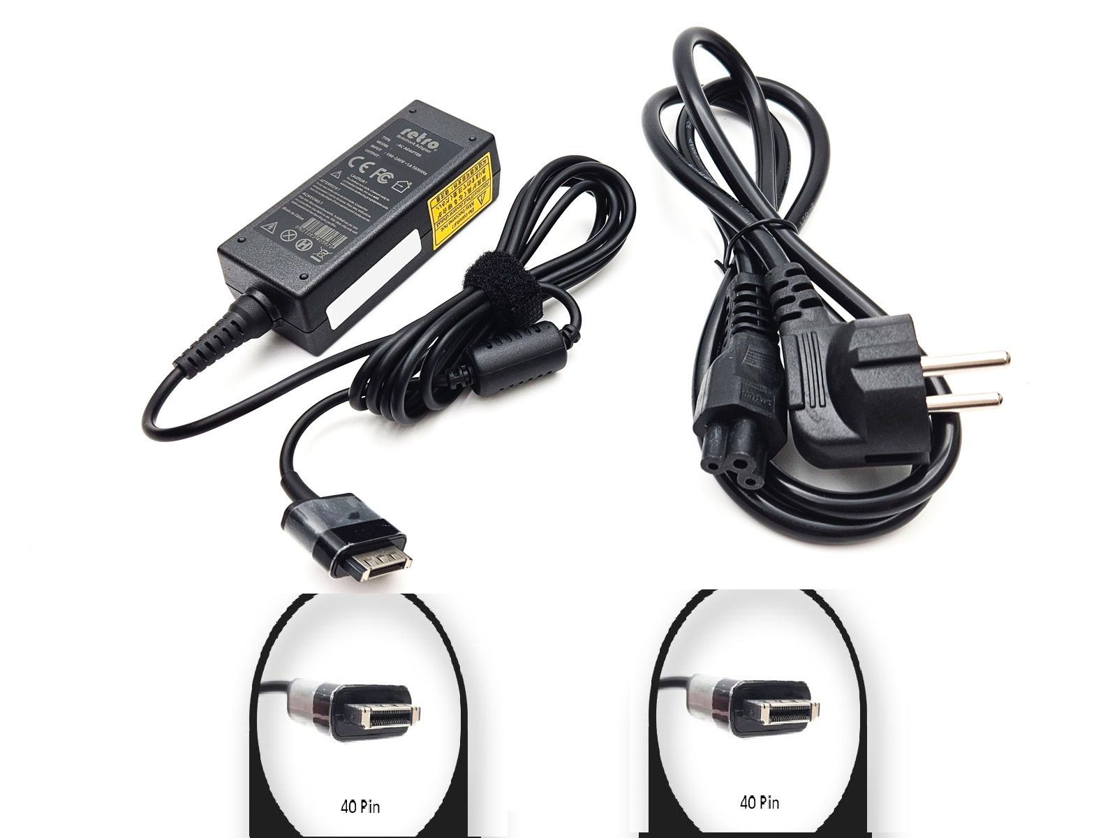 RETRO Dell 19.5V 1.54A 30W 40 Pin Tablet Adaptörü