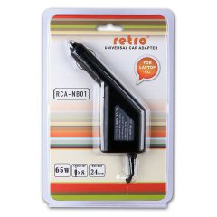 Retro 19V 3.42A 65W Universal Notebook Araç Şarj Adaptörü
